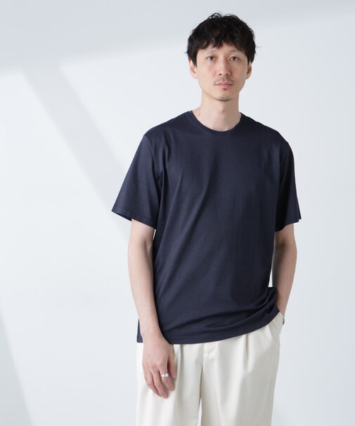 ソラーロライトストレッチクルーネックTシャツ(セットアップ可)