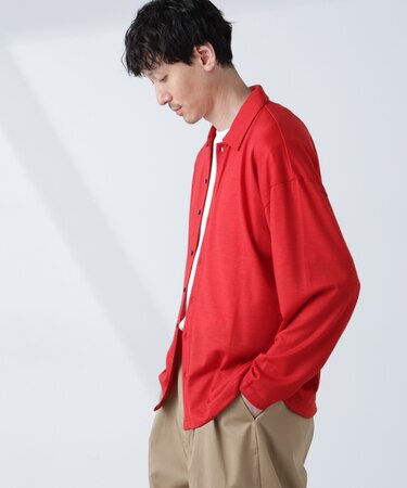 「ALL-DAYS COMFORT 100％ WOOL」 シャツカーディガン