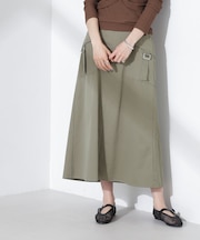 フラップポケットフレアスカート