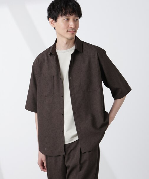 テックリネンシャツ 半袖