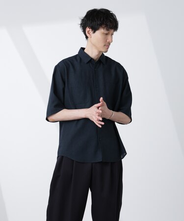 テックリネンシャツ 半袖