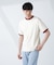 「NJ／CLUB」 針抜きリンガーTシャツ