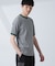 「NJ／CLUB」 針抜きリンガーTシャツ