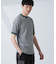 「NJ／CLUB」 針抜きリンガーTシャツ