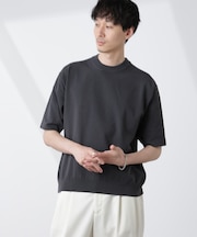 コットン／ソロナ プレーティングクルーネック 半袖TEE