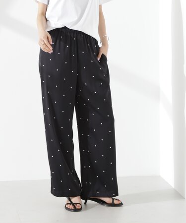 ドットリラクシーワイドパンツ(セットアップ可)