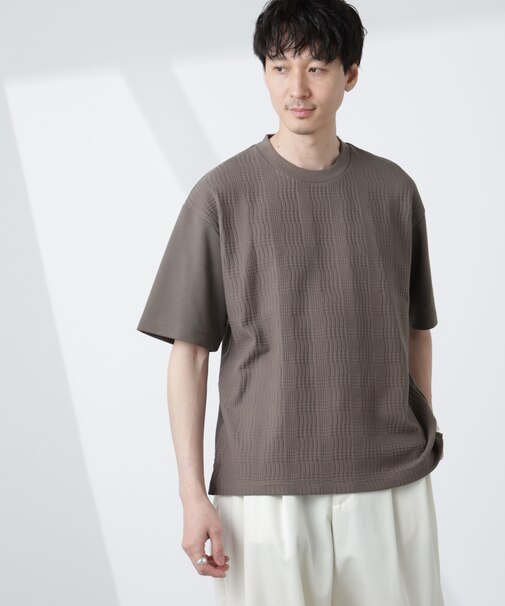 リンクスジャガードコンビTシャツ