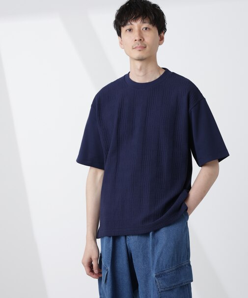 リンクスジャガードコンビTシャツ