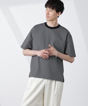 ワイドシルエットボーダーTシャツ