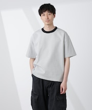 ワイドシルエットボーダーTシャツ