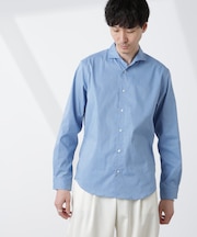 「ICE FLOW LINEN」カッタウェイシャツ 長袖