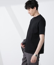 [FORMAL JERSEY]モックネックカットソー半袖