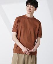 [FORMAL JERSEY]モックネックカットソー半袖