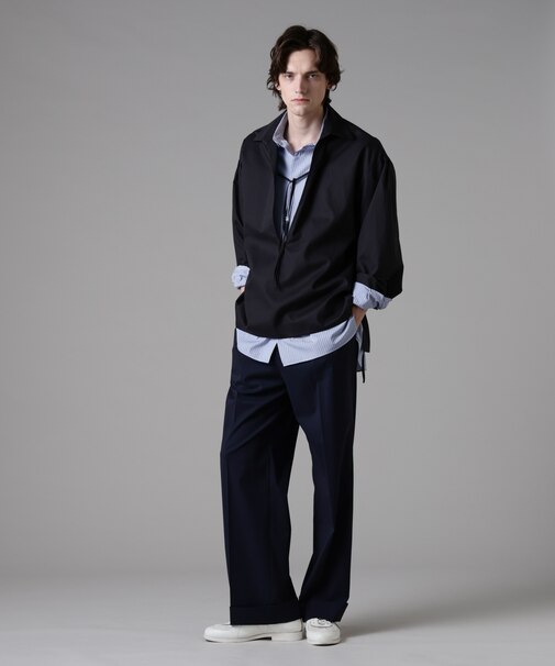 「ASSEMBLANC」ウォッシャブルW/T1タックイージースラックス