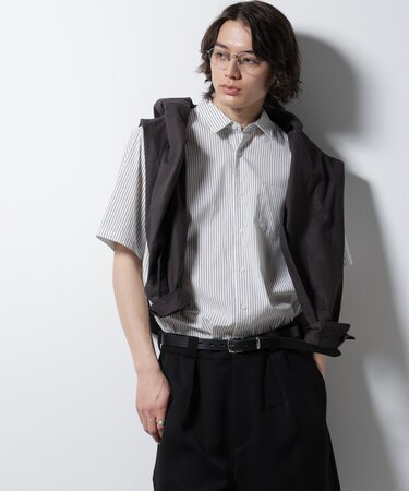 「ICE FLOW LINEN」バリエーションシャツ 半袖
