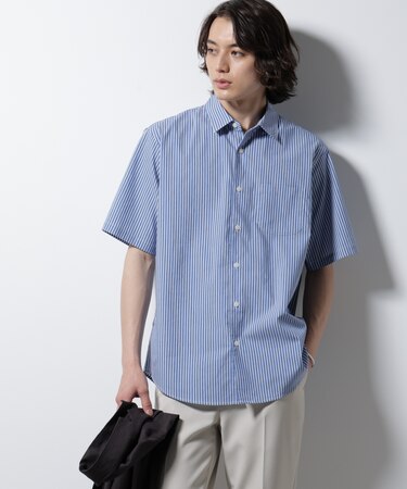 「ICE FLOW LINEN」バリエーションシャツ 半袖