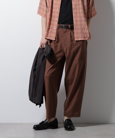 リネンミックスリラックスイージーパンツ