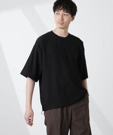 シルケットサッカーワイドTシャツ 半袖