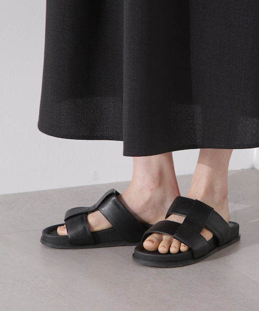 パディングフラットサンダル