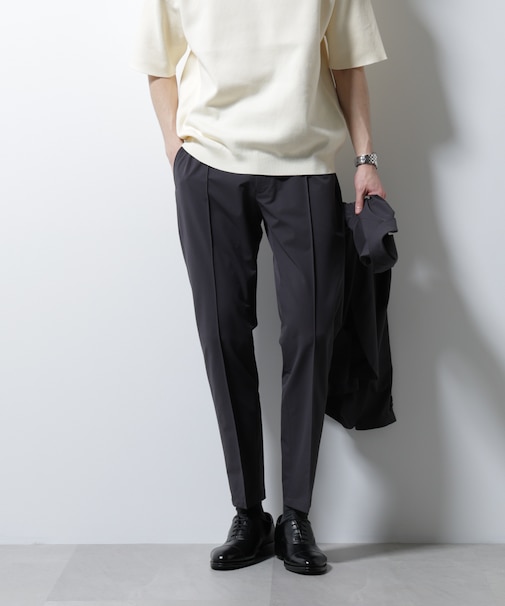 「N TROUSERS BASIC」ダントツオチール防汚テックストレッチパンツ(セットアップ可)