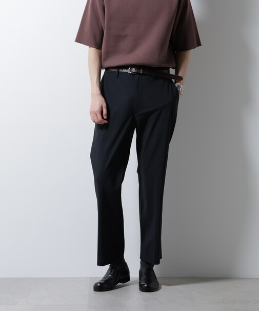 「NTROUSERS PREMIUM」クールタッチストレッチストレートパンツ撥水(セットアップ可)