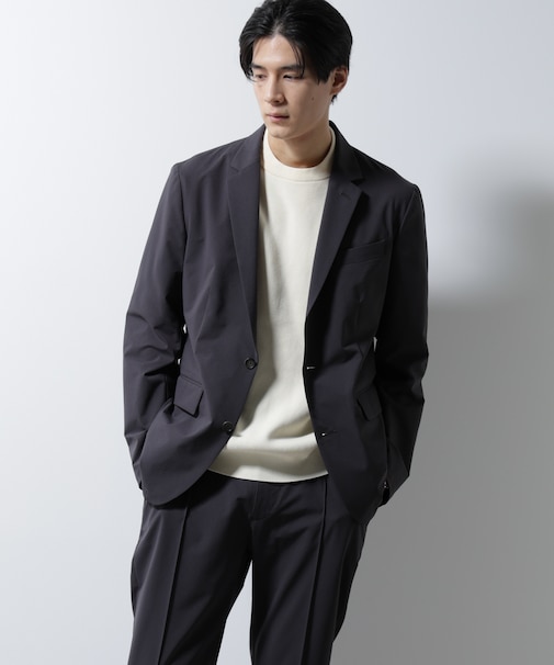 「N JACKET BASIC」ダントツオチール防汚テックストレッチジャケット(セットアップ可)