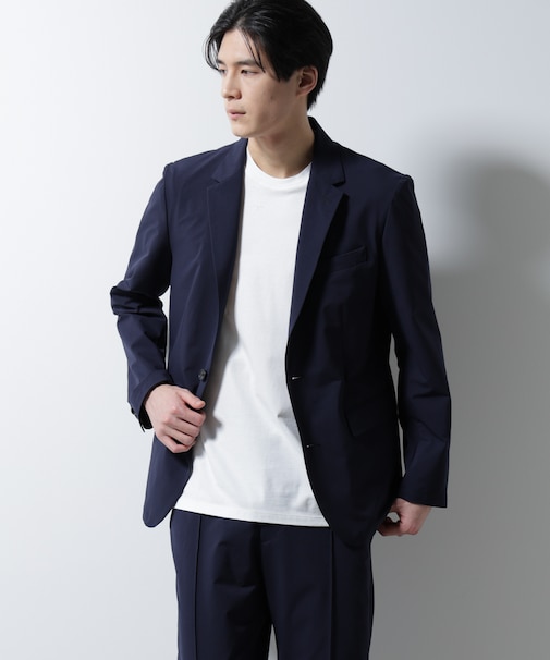 「N JACKET BASIC」ダントツオチール防汚テックストレッチジャケット(セットアップ可)