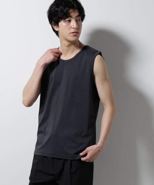 シルケットスムースノースリブプルオーバー