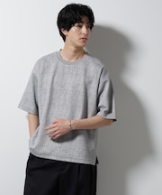 パターンジャガードワイドTシャツ