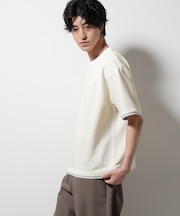 ガーターフェイクレイヤードTシャツ 半袖