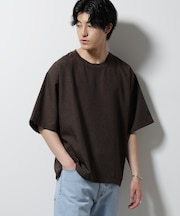 テックリネン布帛Tシャツ 半袖