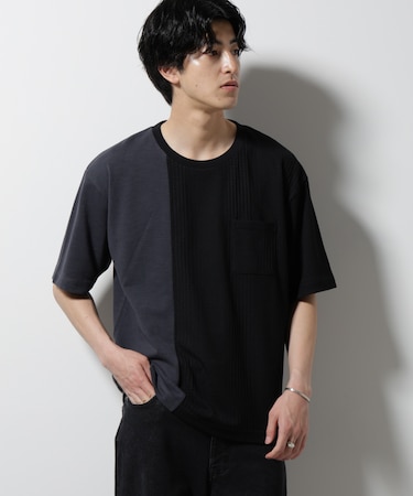 リンクスカノコ コンビTシャツ 半袖