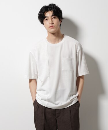 リンクスカノコ コンビTシャツ 半袖