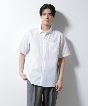 ｢ICE FLOW LINEN｣レギュラーカラーシャツ 半袖