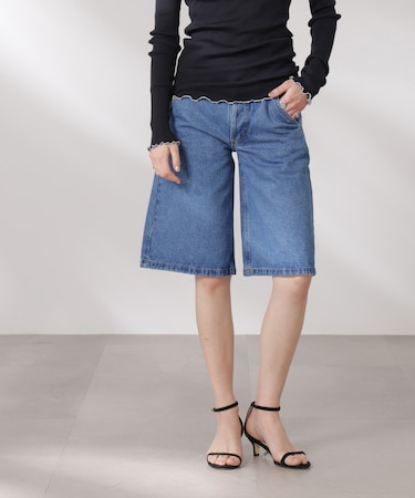 OperaSPORT／DANIELLE DENIM SHORTS