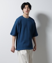 オニワッフルビッグTシャツ 五分袖