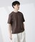 パネルボーダーTシャツ 半袖