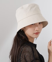 Healthknit／ワンポイント刺繍バケットハット