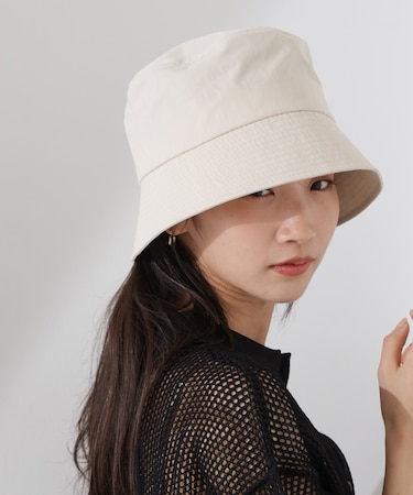 Healthknit／ワンポイント刺繍バケットハット