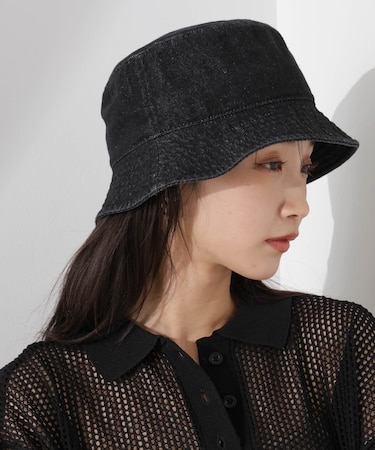 Healthknit／デニムバケットハット