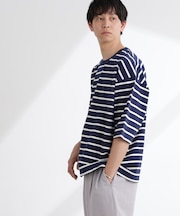 ルーズフィットワイドスリーブTシャツ 7分袖