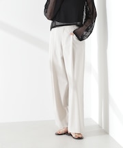 クリスピーツイルタックワイドパンツ(セットアップ可)