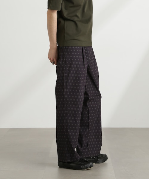 HIGH STREET∴トライアングルジャカードイージーパンツ｜ハイ