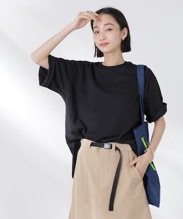 STORATECH 機能素材ラウンドヘムTシャツ