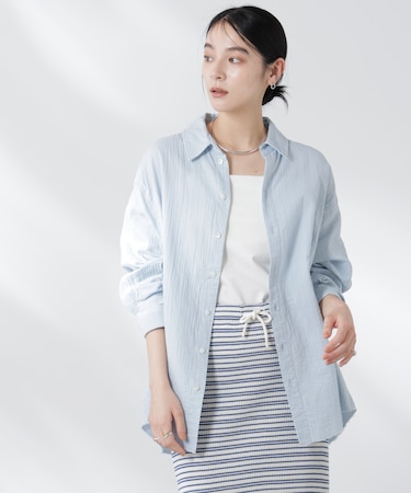 GREYCHORD／SANDY BIG オーバーサイズロングスリーブシャツ