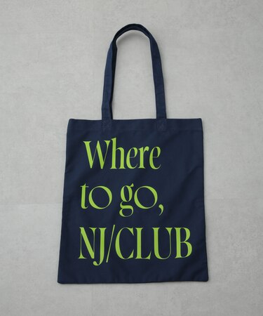 「NJ／CLUB」 グラフィックロゴトートバッグ