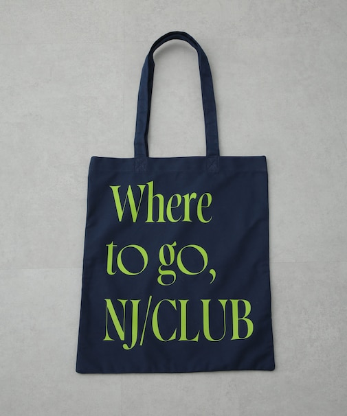 「NJ／CLUB」 グラフィックロゴトートバッグ