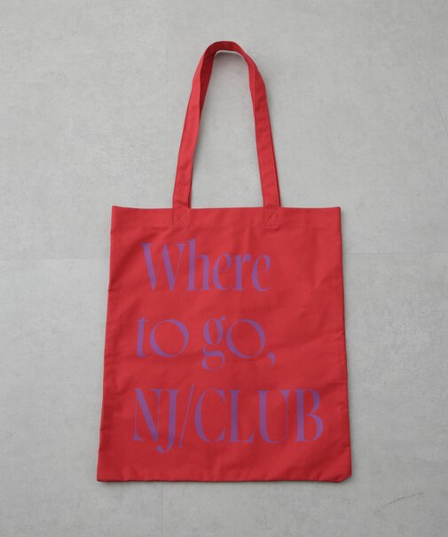 「NJ／CLUB」 グラフィックロゴトートバッグ