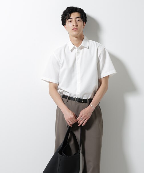 スタンダードレギュラーカラーシャツ／半袖