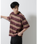 マルチボーダーリラックスＴシャツ 半袖